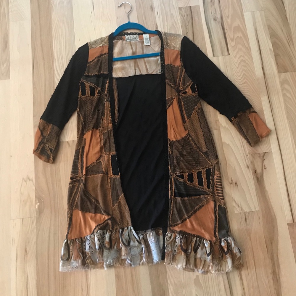Gimmicks by BKE pieced lightweight kimono - Picture 2 of 8